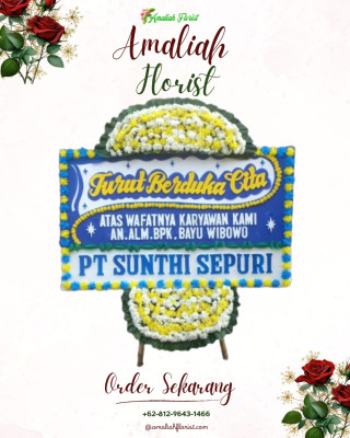 Papan Bunga Duka di Tarakan Barat