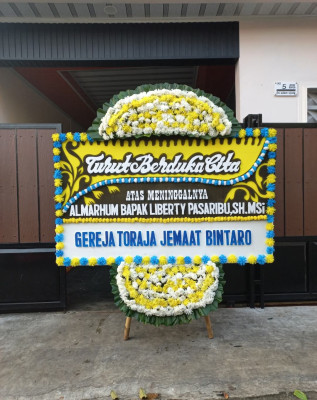 Papan Bunga Duka di Tarakan Barat