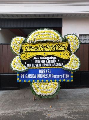 Papan Bunga Duka di Tarakan Barat