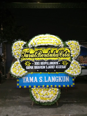 Papan Bunga Duka di Tarakan Barat
