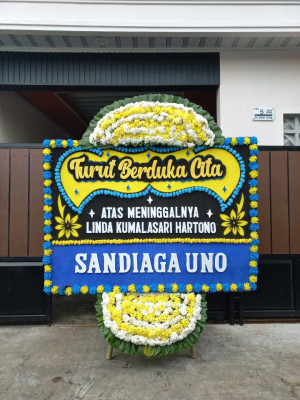 Papan Bunga Duka di Tarakan Barat