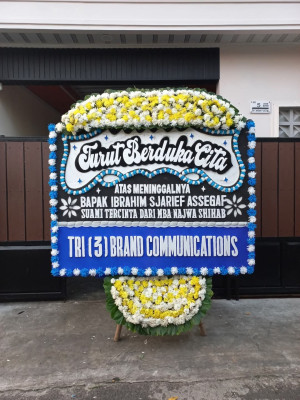 Papan Bunga Duka di Tarakan Barat